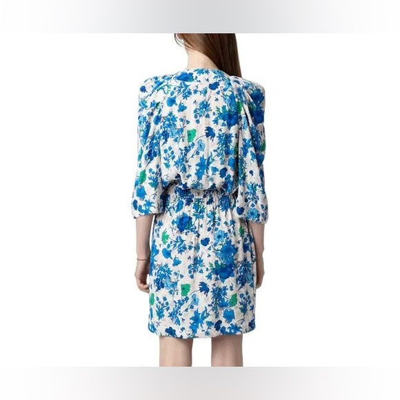 NAT Zadig & Voltaire RUZ mini floral garden dress M - Picture 3 of 10